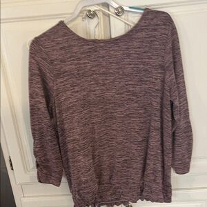 Women's Heathered Purple Blouse